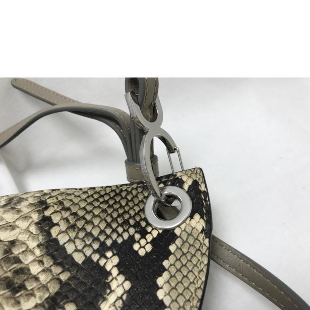 J&M Davidson Bateau Embossed Python Bag - Picture 6 of 6
